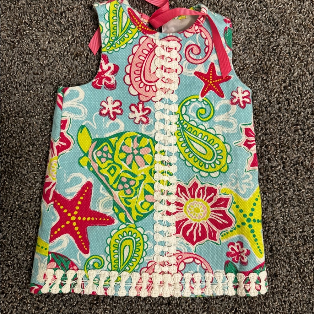 Mud Pie Baby Dress with Colorful Pattern